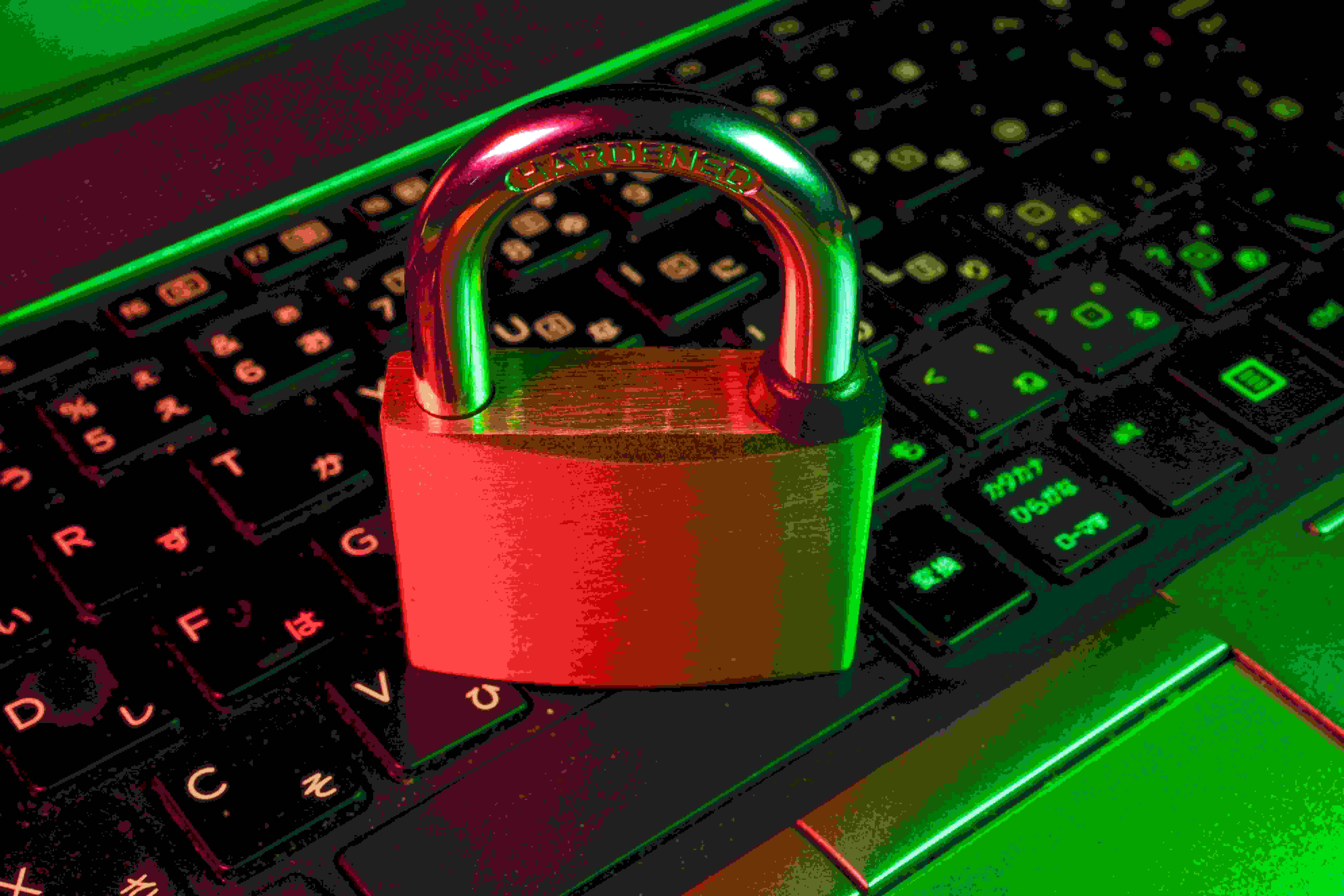 Cybersecurity professional at work